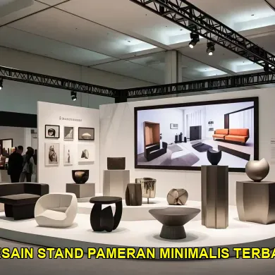 desain stand pameran minimalis terbaik